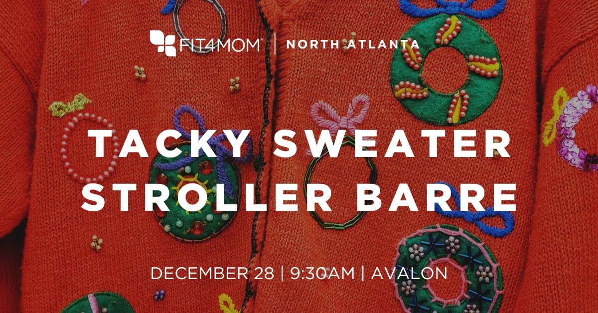 FIT4MOM Tacky Sweater Family Stroller Barre