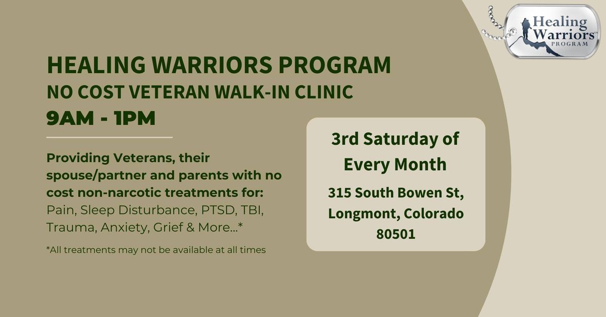 Longmont No Cost Veteran Walk In Clinic