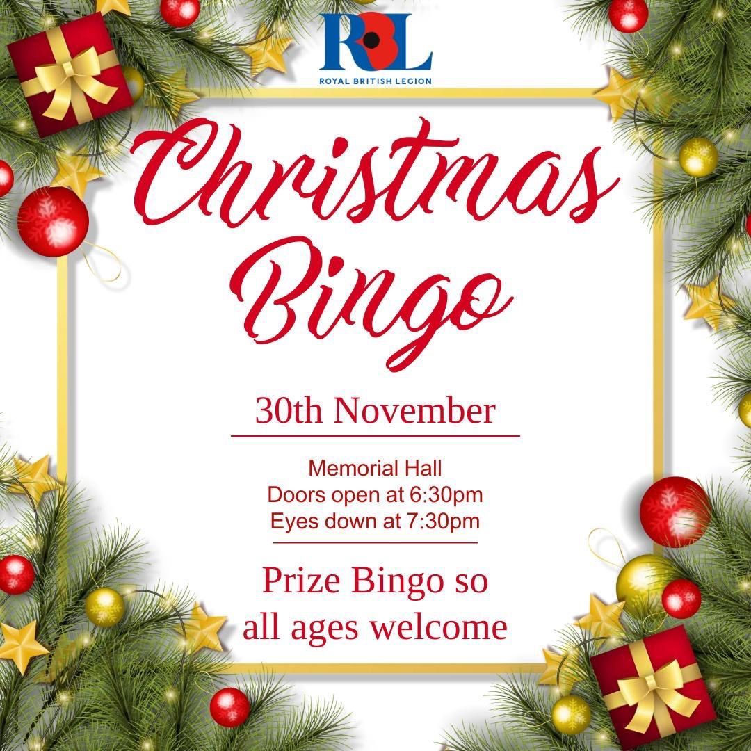 Christmas Prize Bingo