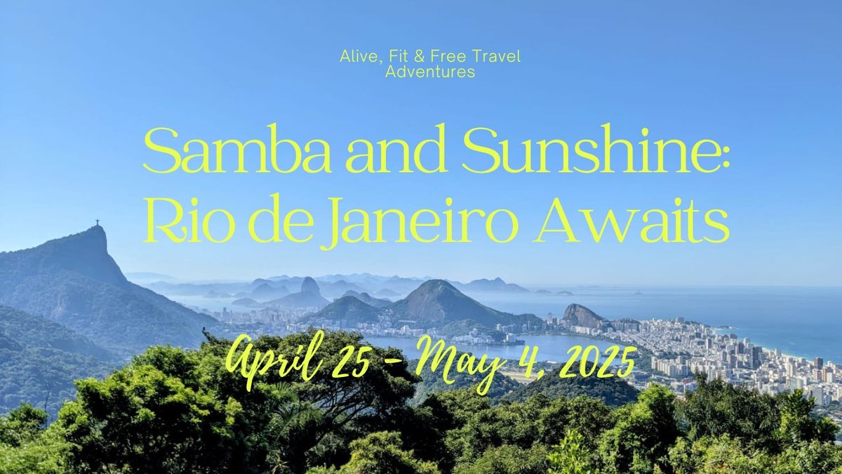 Samba & Sunshine: Rio de Janeiro Awaits!