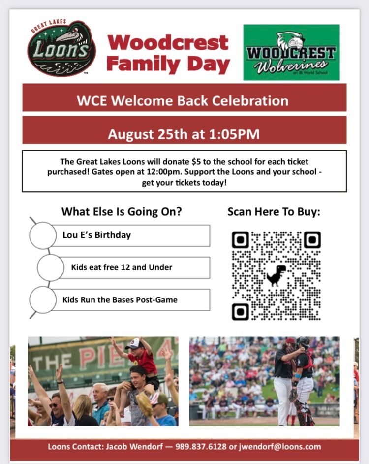 Woodcrest Family Day at Dow Diamond