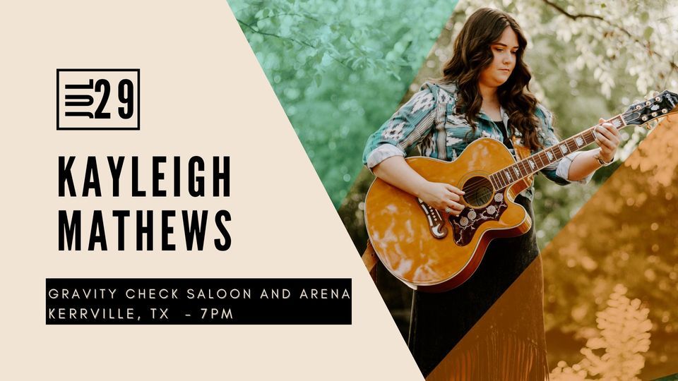 Kayleigh Mathews Live Gravity Check Saloon and Arena, Gravity Check