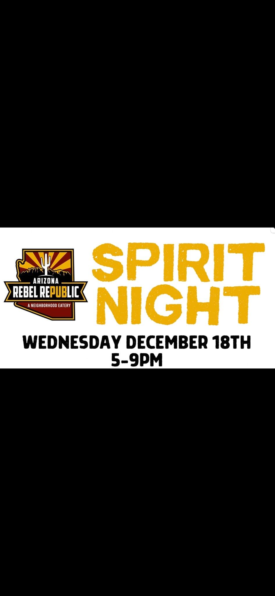 Spirit Night at Rebel Republic