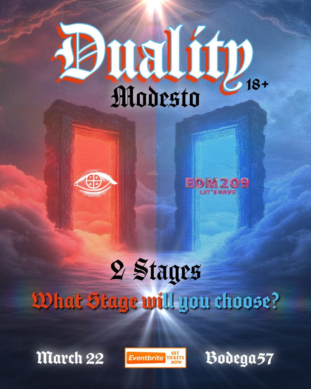 DUALITY - MODESTO (18+)  RAVEFEST