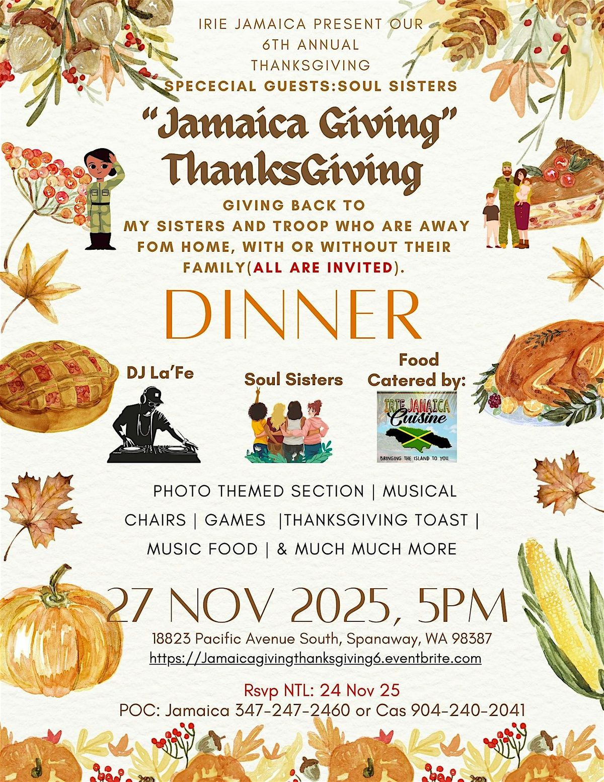 Jamaica Giving Thanksgiving