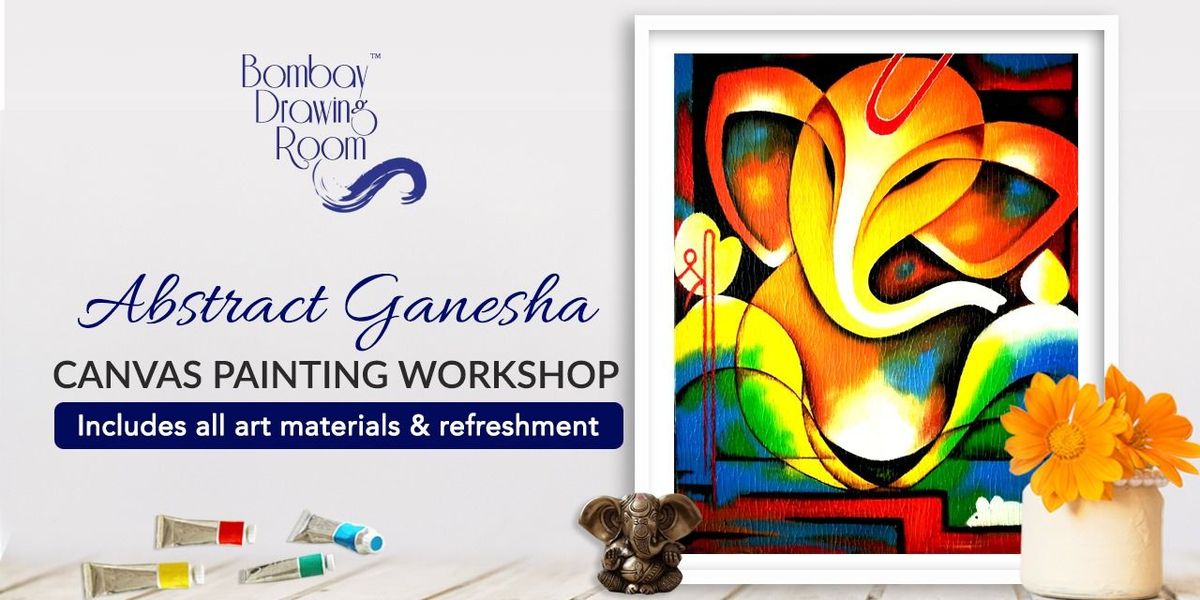 Abstract Ganesha Canvas Painting Workshop