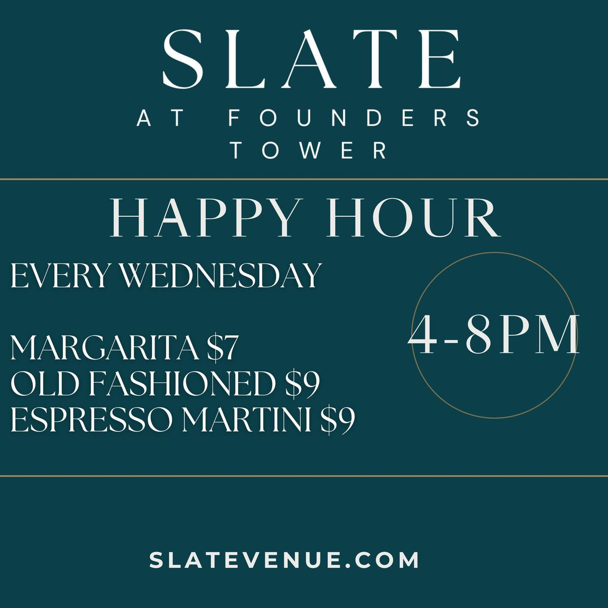 Elevated Happy Hour