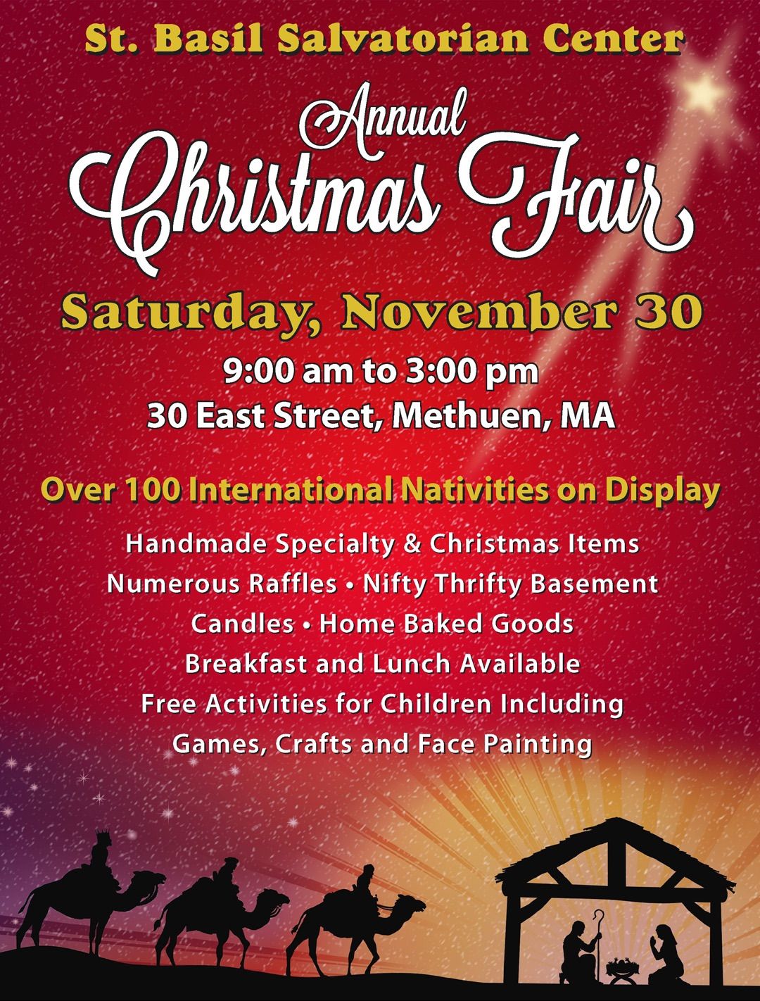 St Basil\u2019s Christmas Fair