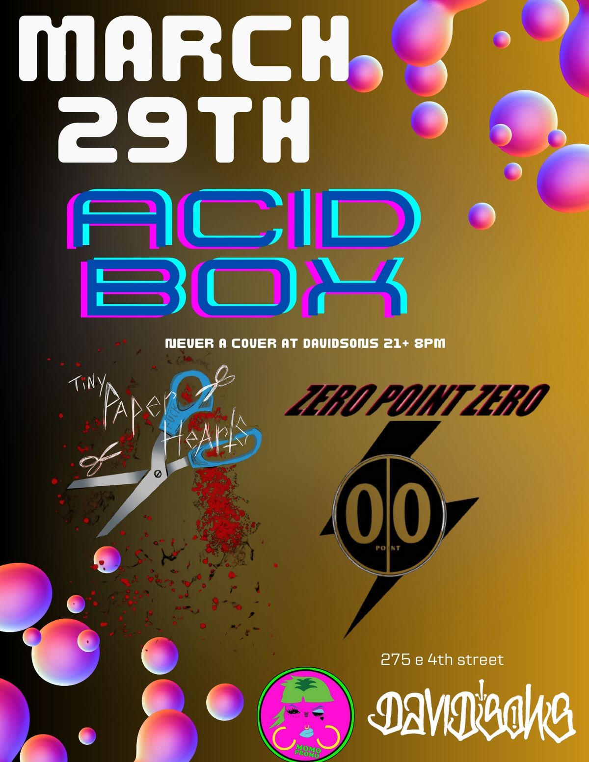 Acid Box \/ Tiny Paper Hearts \/ Zero Point Zero