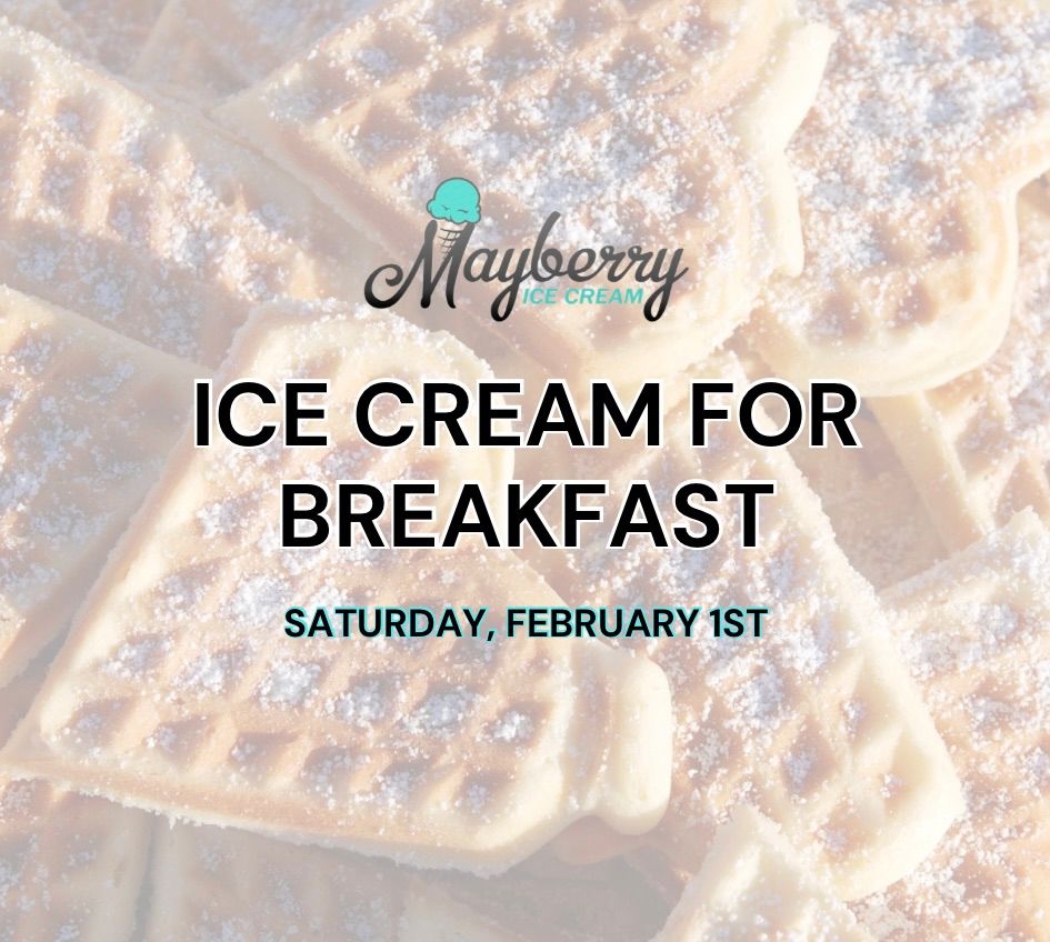 Save the Date: National Ice Cream for Breakfast Event