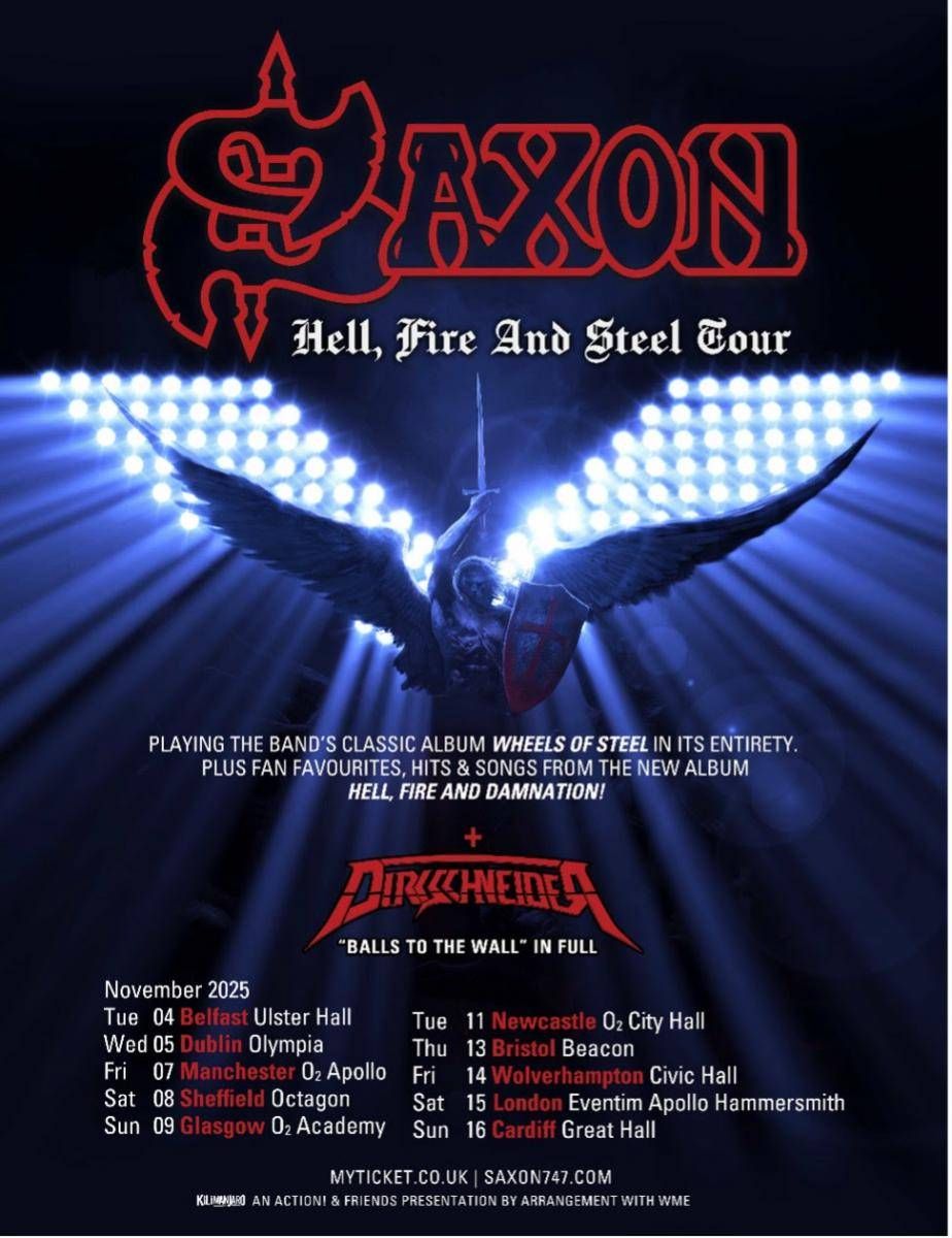 Saxon Newcastle Upon Tyne Tickets