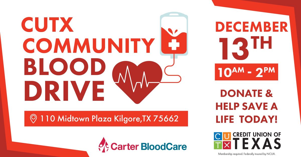 CUTX Community Blood Drive