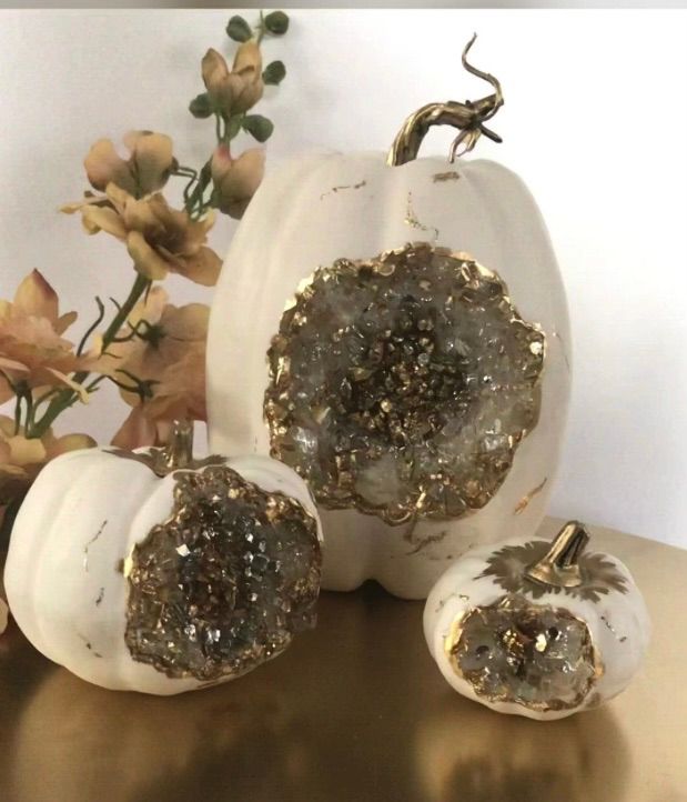 Geode Pumpkins Class ($50\/person 12-2pm and 4-6pm)