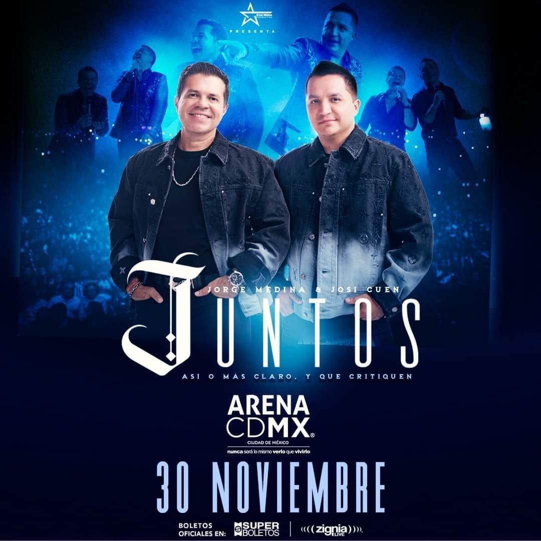 JORGE MEDINA Y JOSI CUEN JUNTOS ARENA CDMX