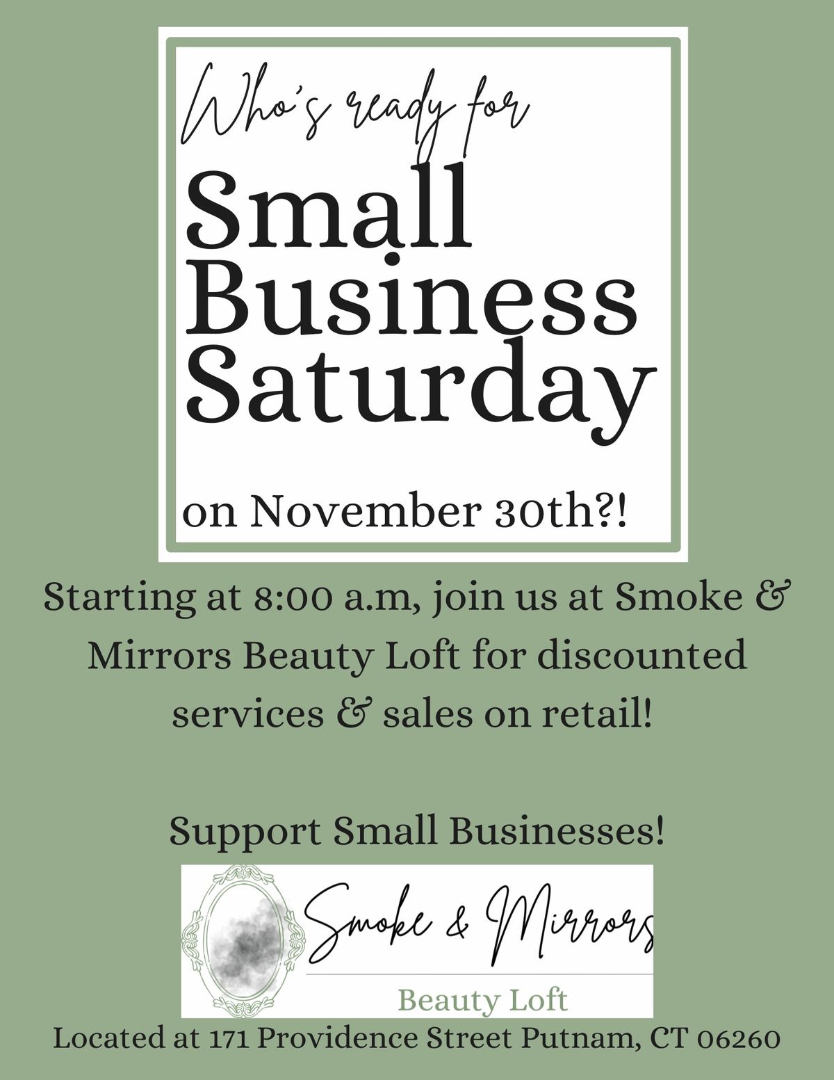 Small Business Saturday