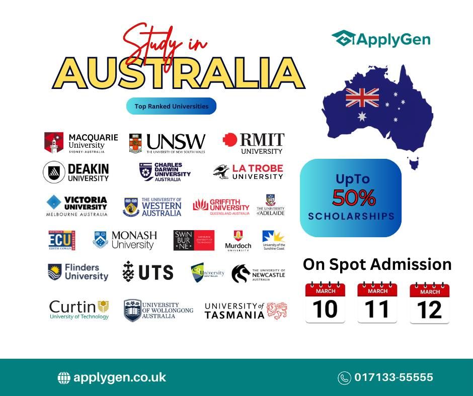 On Spot Admission: Australia