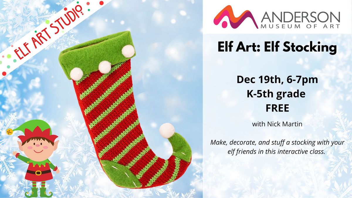 Elf Art Studio: Elf Stocking