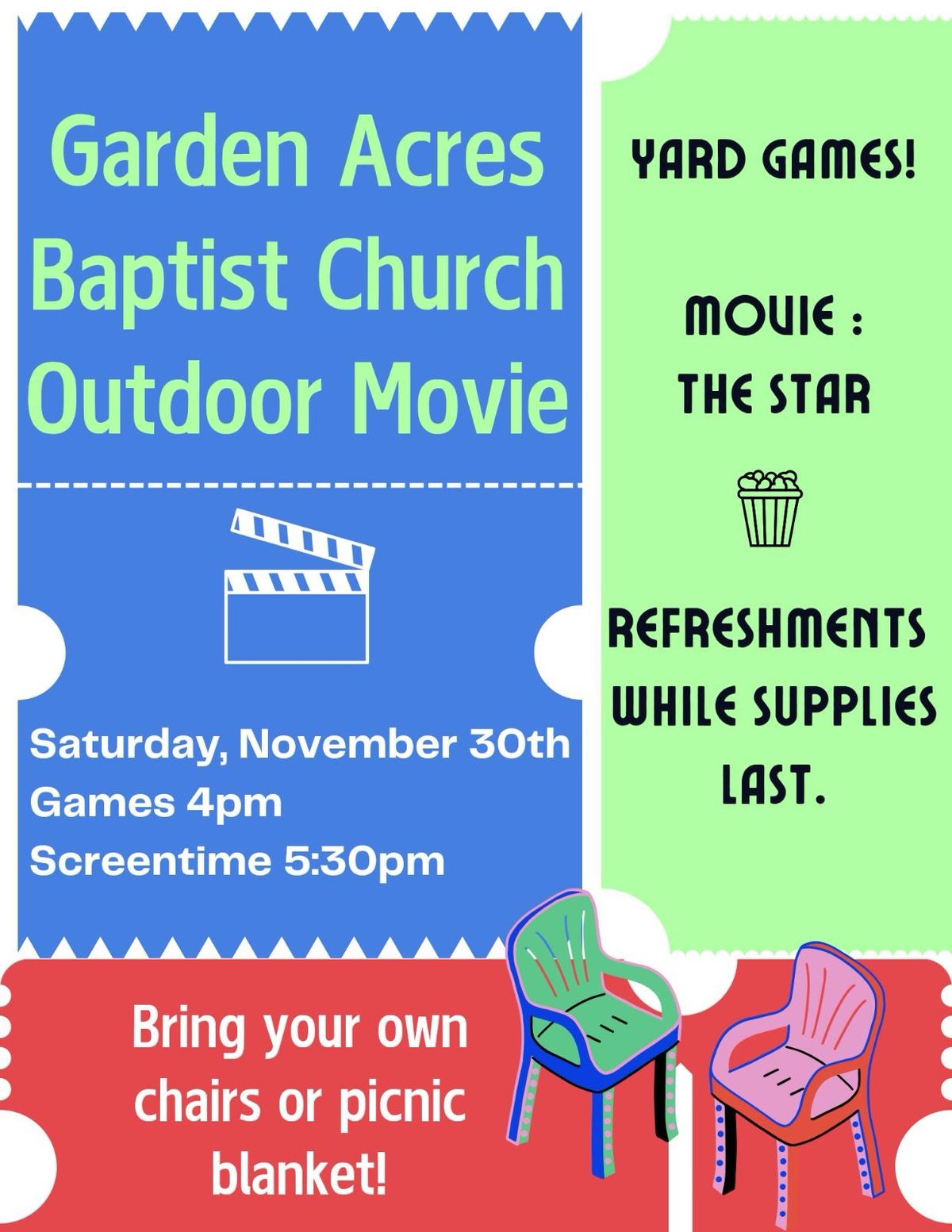 GABC Outdoor Christmas Movie Night!