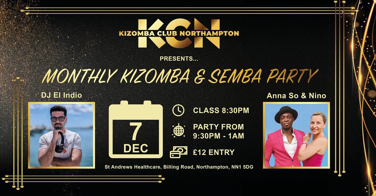 Kizomba club Northampton Monthly party