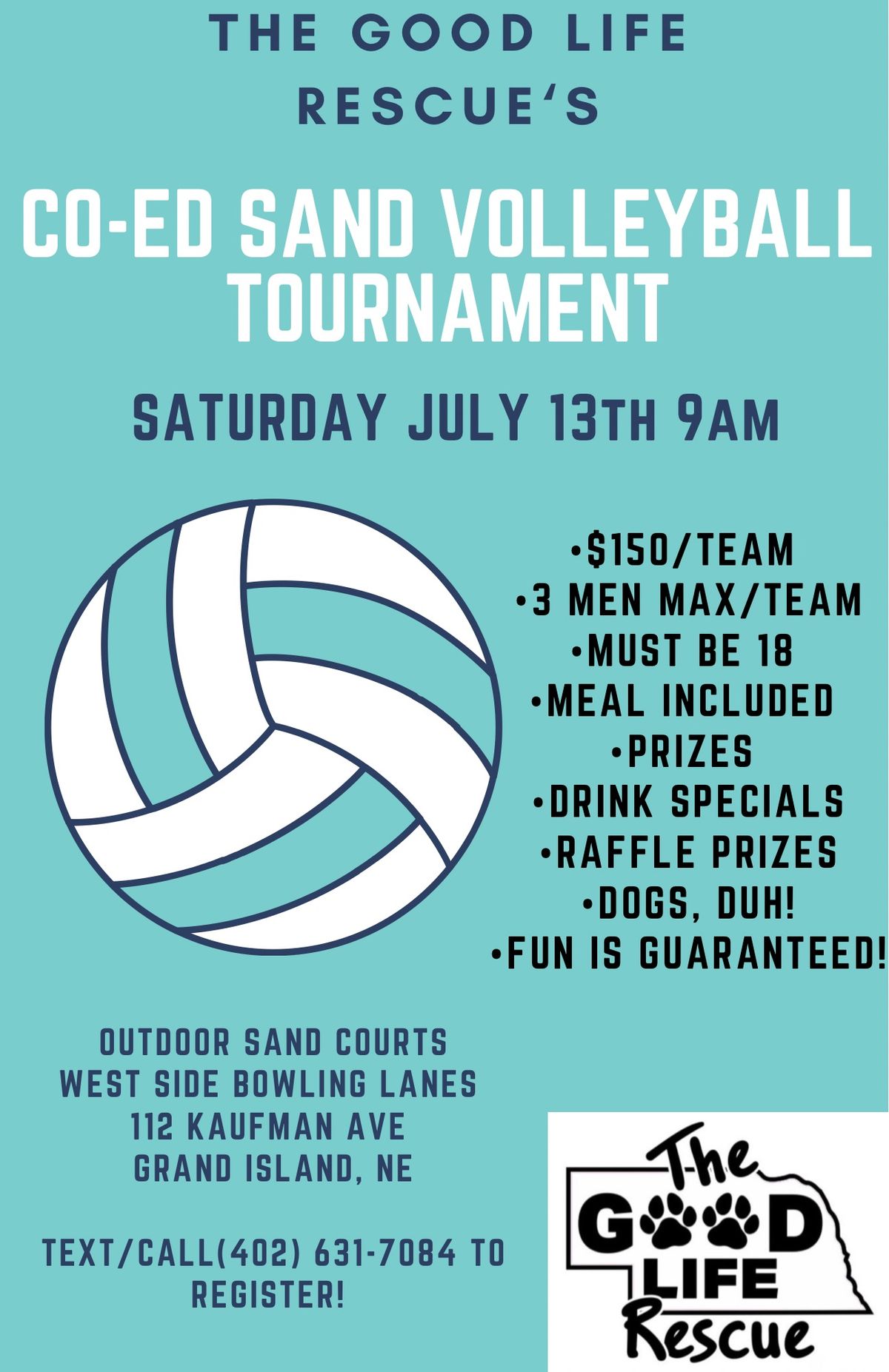 The Good Life Rescue\u2019s Sand Volleyball Tournament