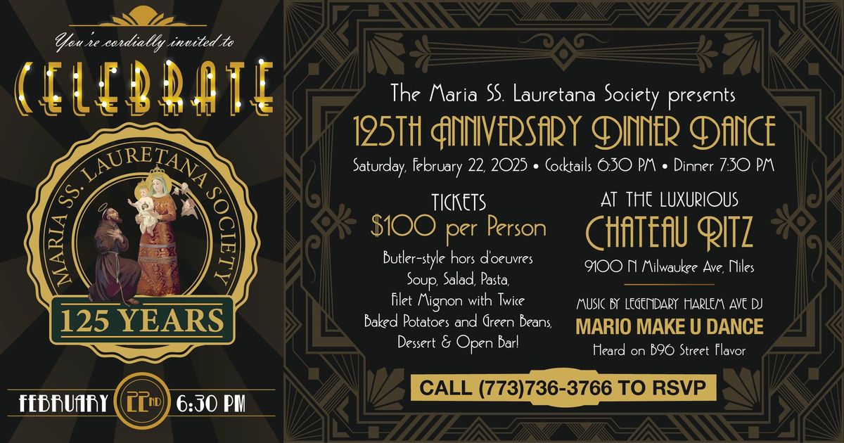 Maria SS. Lauretana 125th Anniversary Dinner Dance