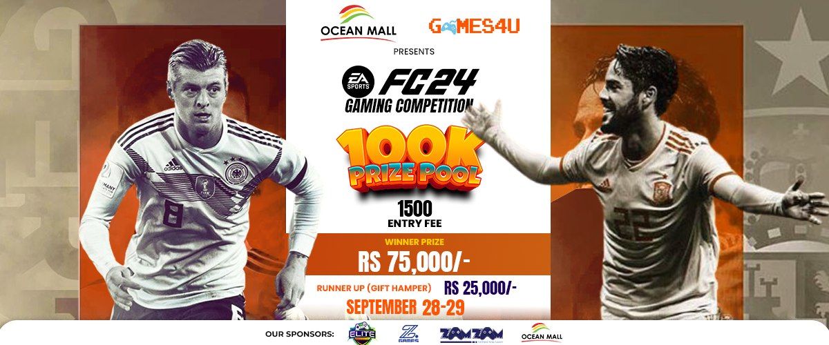 FC24 Gaming Competition at Ocean Mall Clifton Karachi