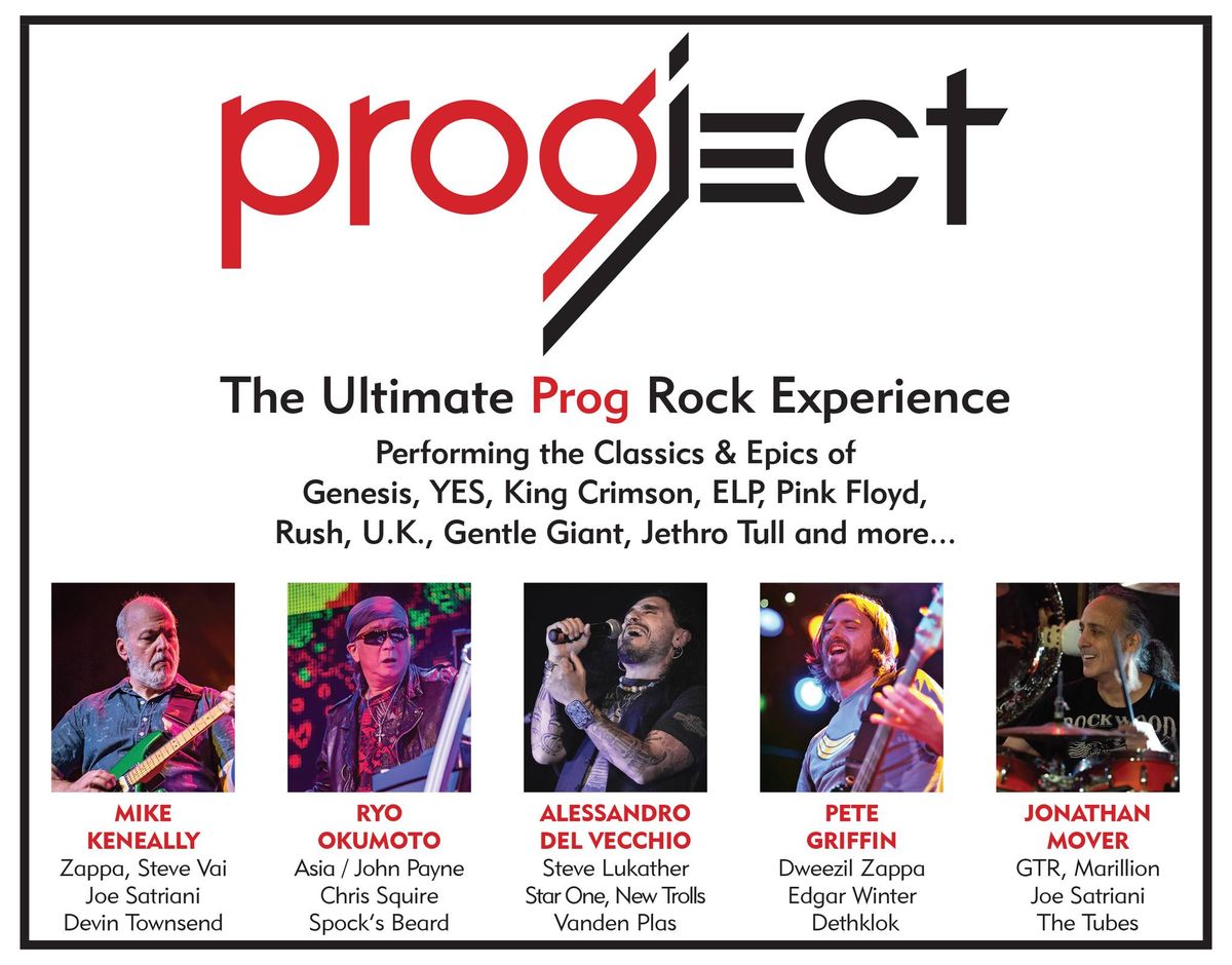 ProgJect - The Ultimate Prog Rock Experience | Live 2025 | DORTMUND - neuer Termin