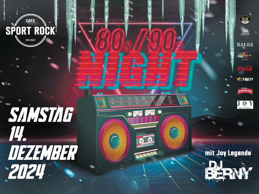 80s\/90s Night mit DJ Berny