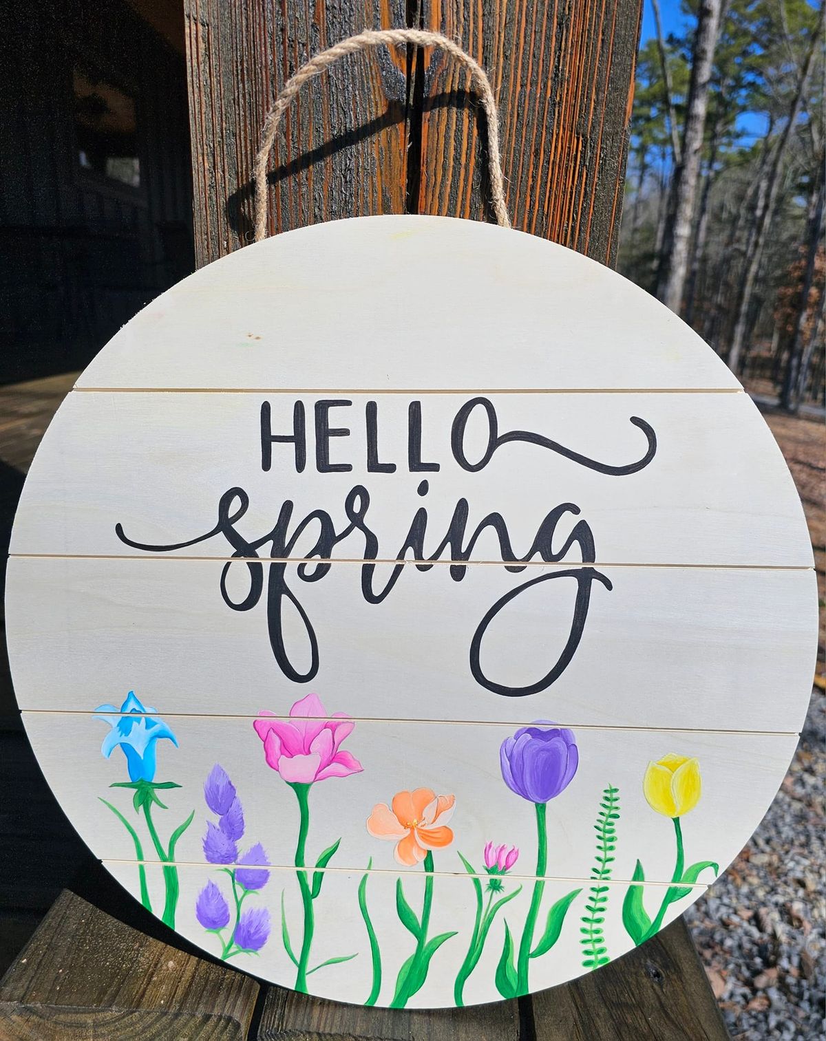 Paint Class-Spring Door Hanger