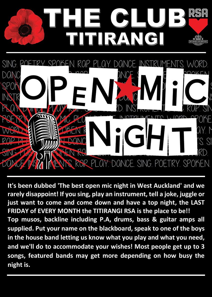 Open Mic Night