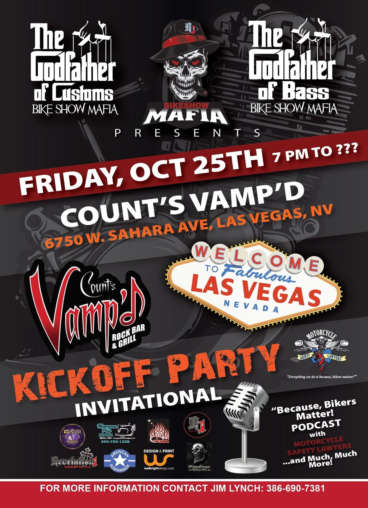 Bike Show Mafia Las Vegas Take Over Kickoff party 