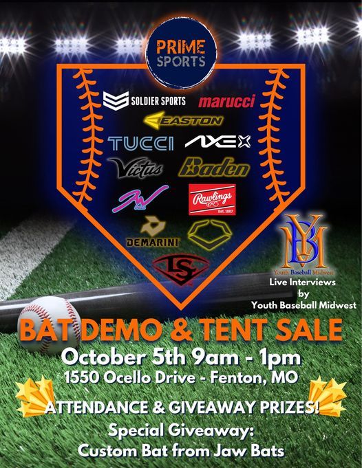 BAT DEMO & TENT SALE