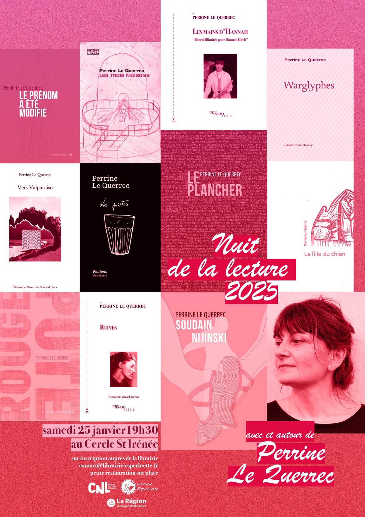 Avec et autour de Perrine Le Querrec - Nuit de la lecture 2025