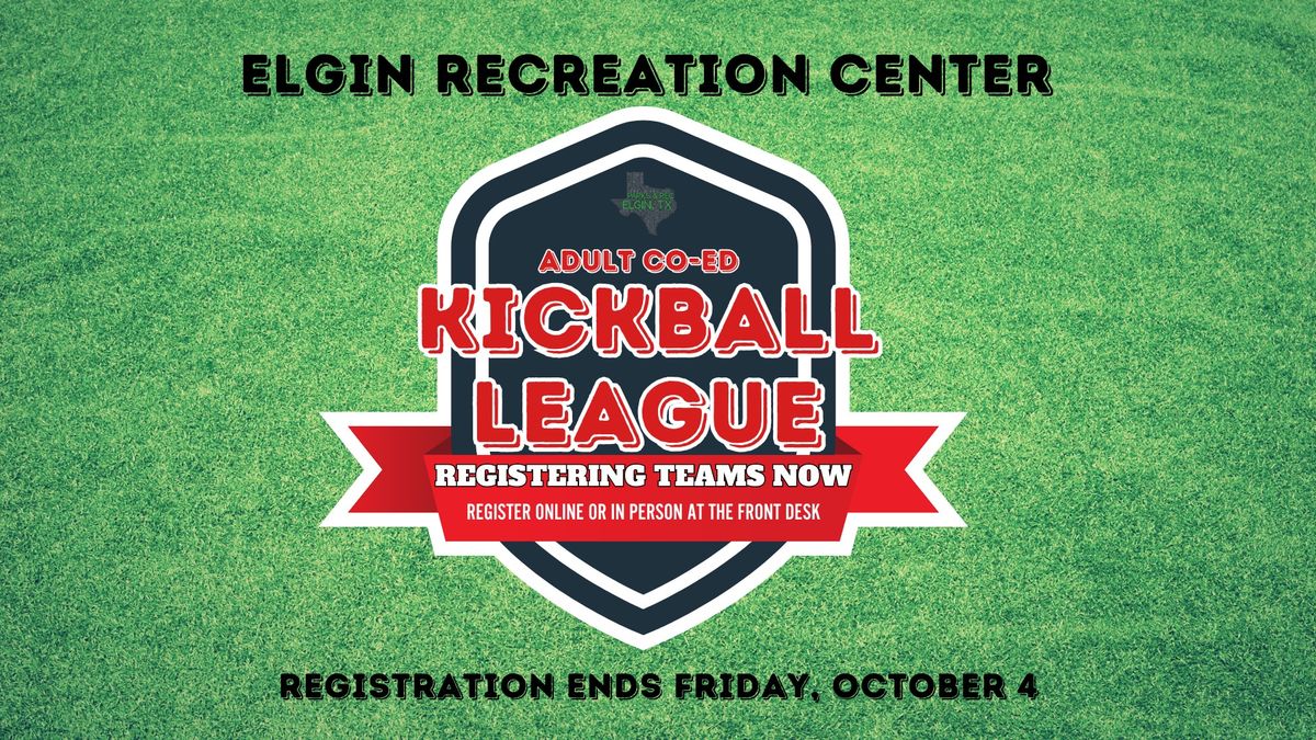 Adult Co-Ed Kickball League 