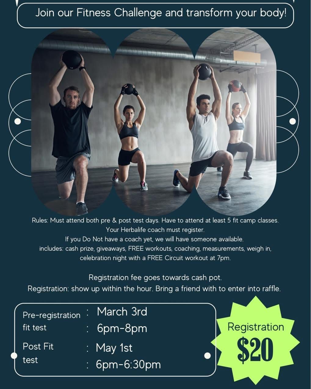 Spring FitChallenge Registration 