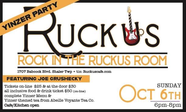 Rock in the Ruckus Room - YINZER Party!