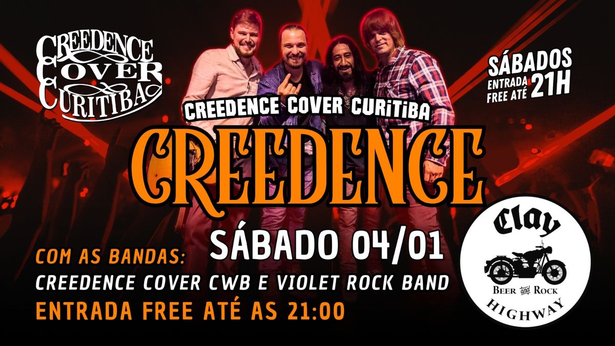 Sabado vai rolar CREEDENCE tributo + VIOLET Rock Band