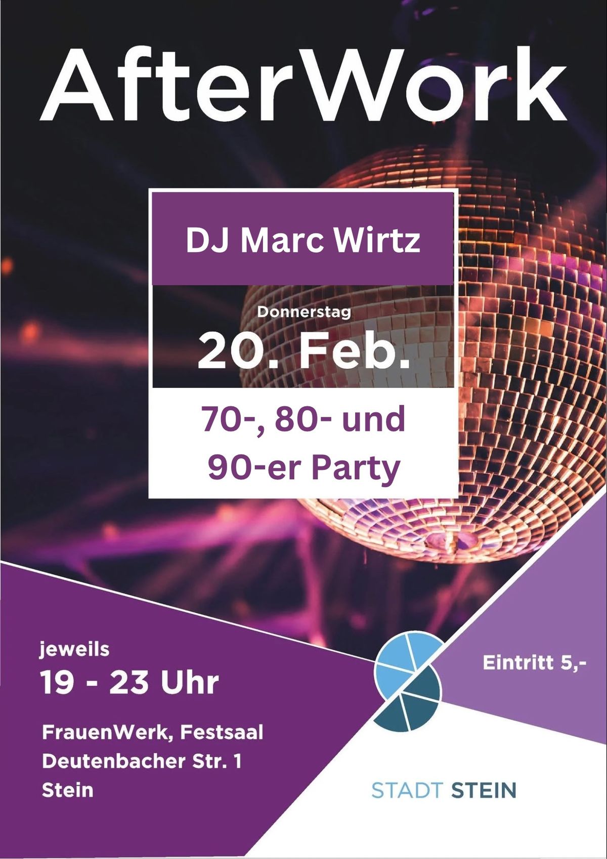 After Work - 70-, 80- und 90er Party!