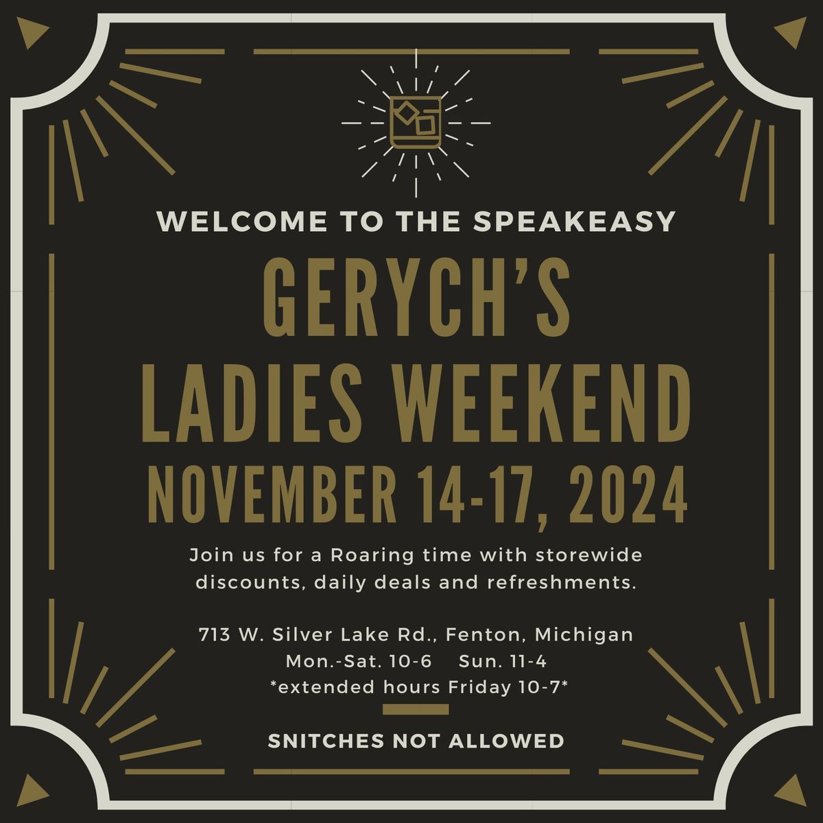 Ladies Week at Gerych\u2019s!