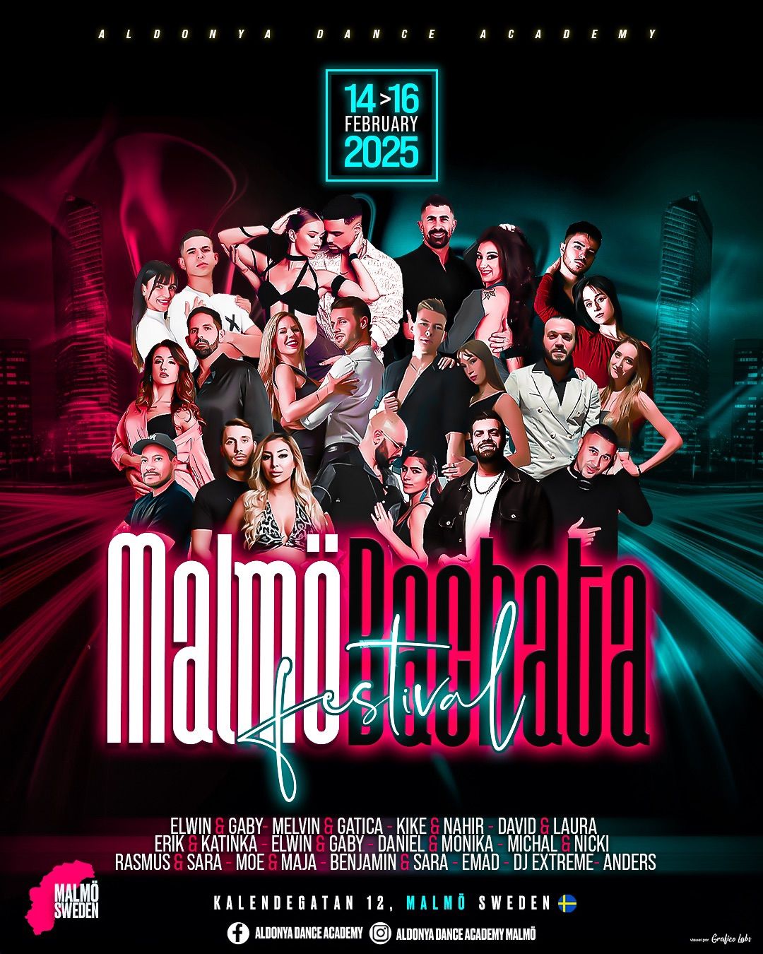 \u2605The Biggest bachata festival in Scandinavia \u2022 Malm\u00f6 Bachata Festival \u2022 Sweden \u2022 14-16 Feb 2025\u2605