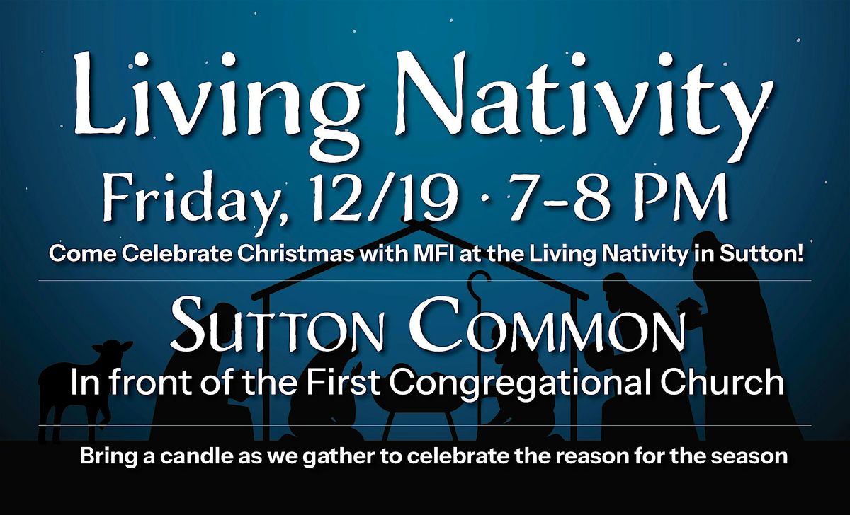 Live Nativity - Sutton Common