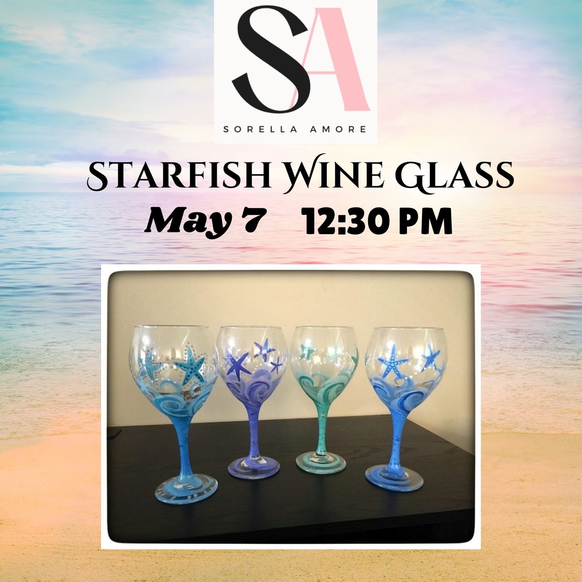 Starfish Wine Glass