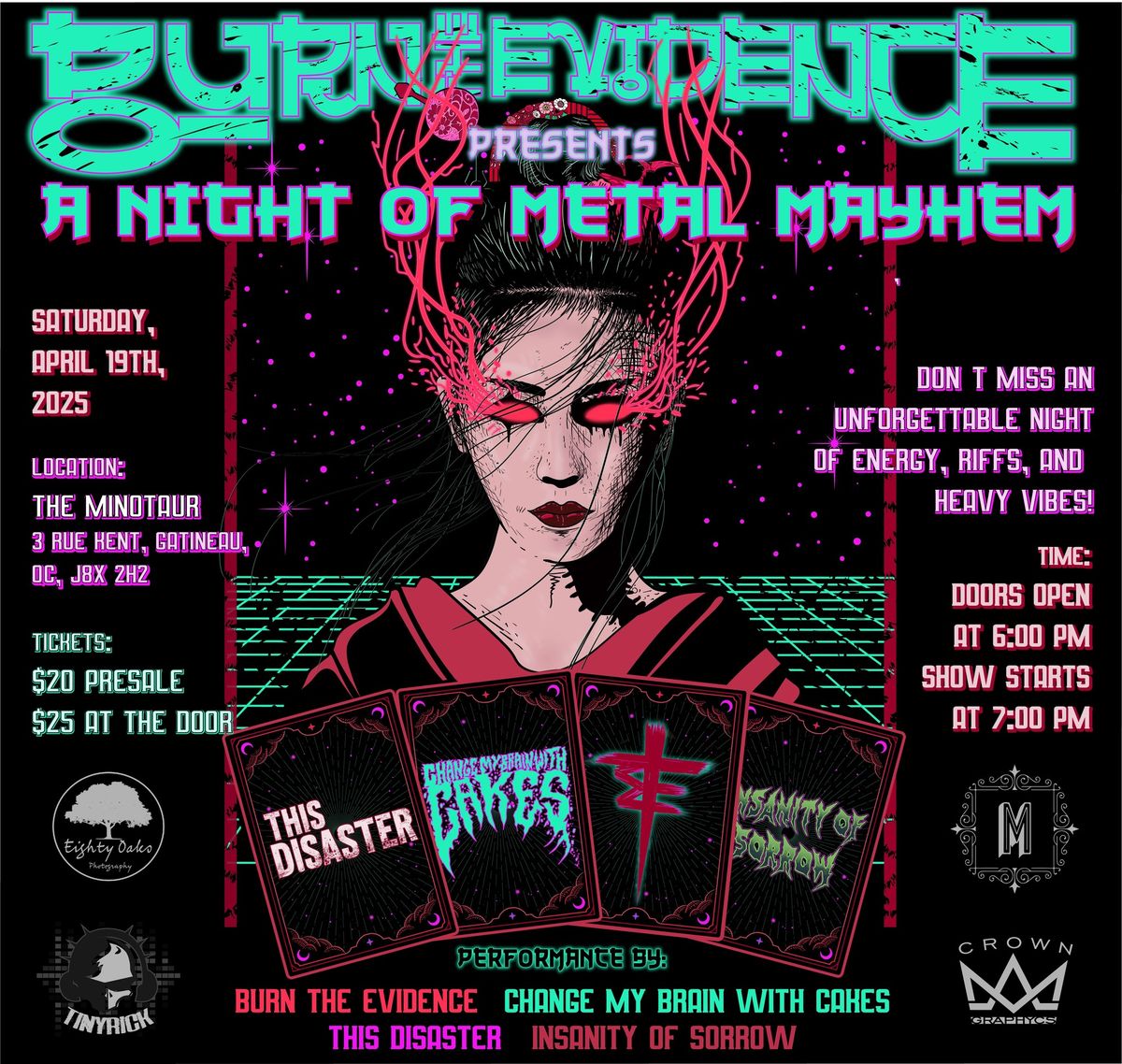 Burn The Evidence\u2019s night of metal mayhem 