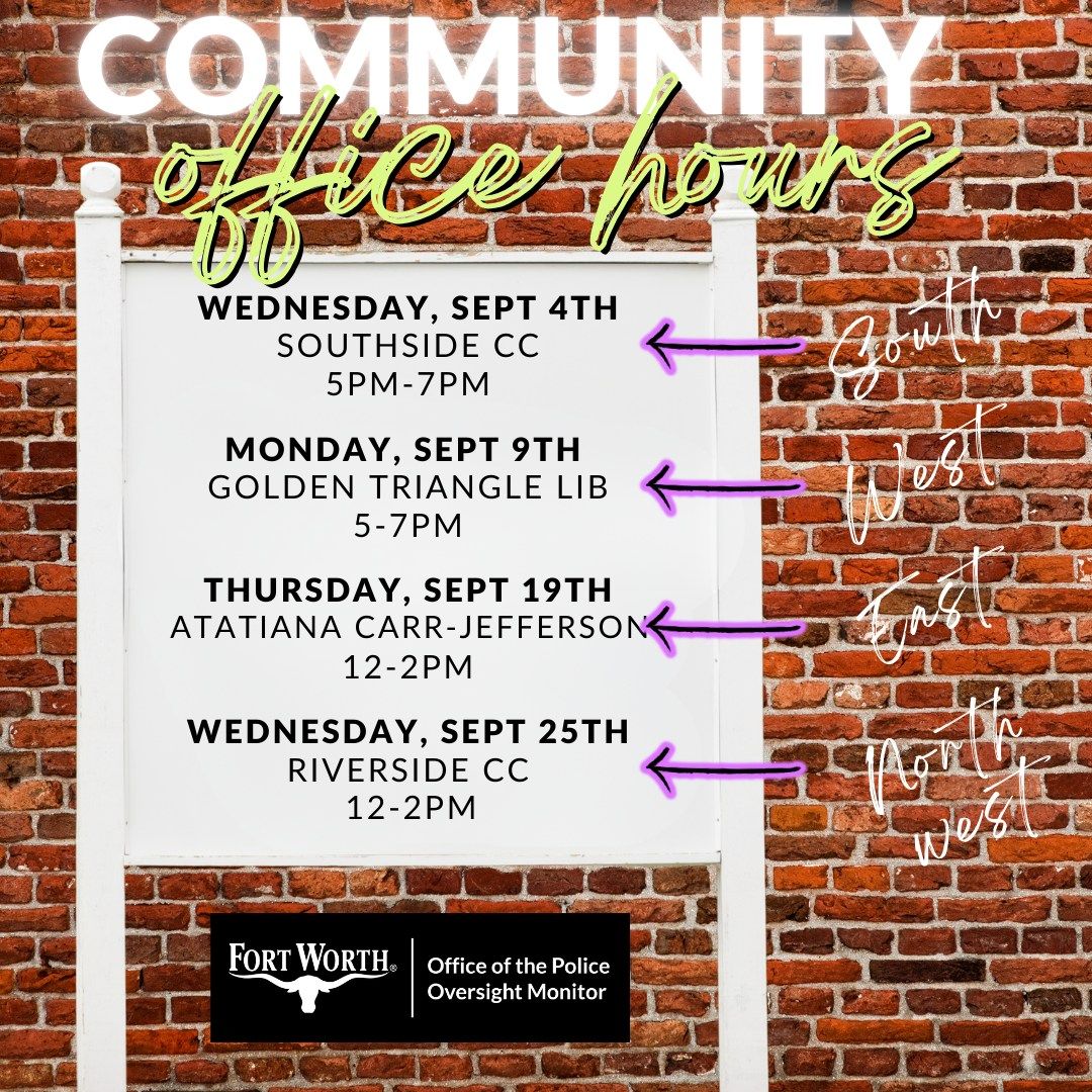 Community Office Hours