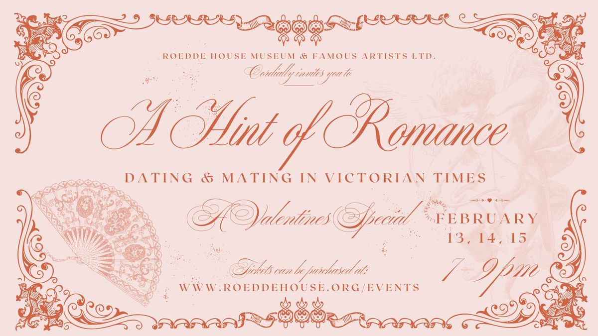 A Hint of Romance: Dating & Mating in Victorian TImes