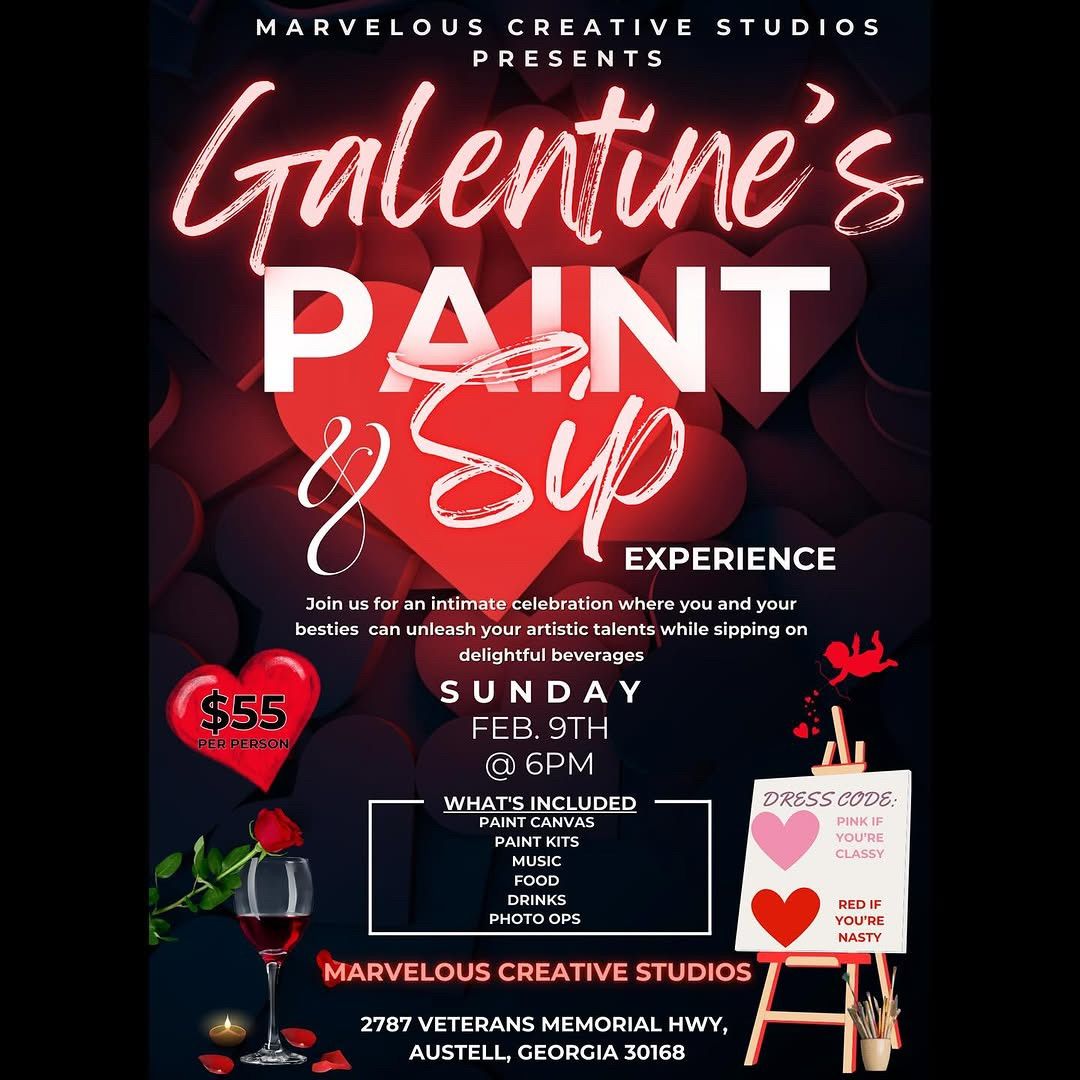 Galentine\u2019s Paint & Sip