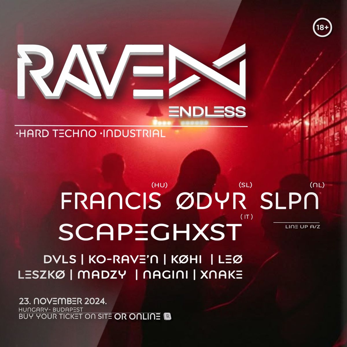 RAVE ENDLESS  \u2022HARD TECHNO \/ INDUSTRIAL PARTY