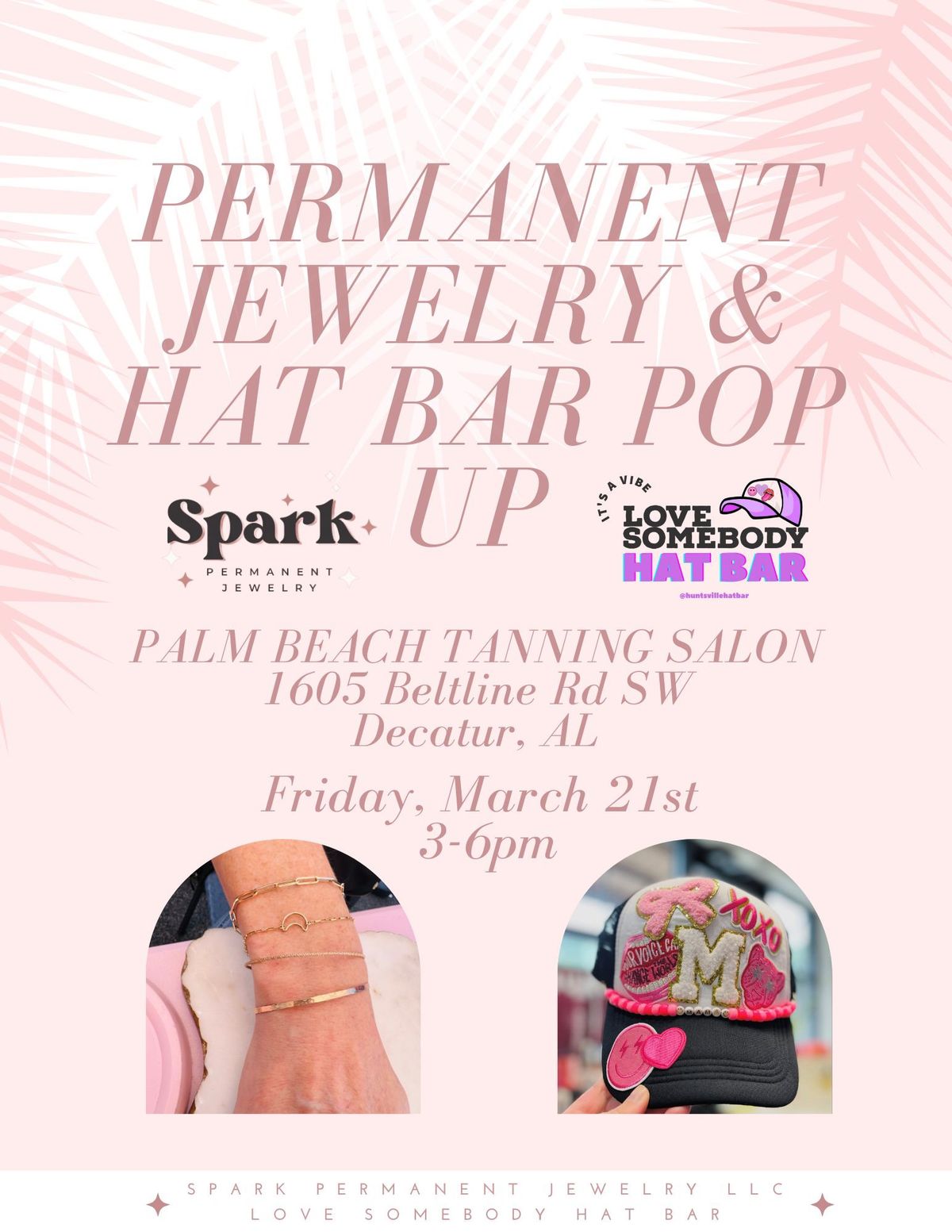 Permanent Jewelry & Hat Bar Pop Up