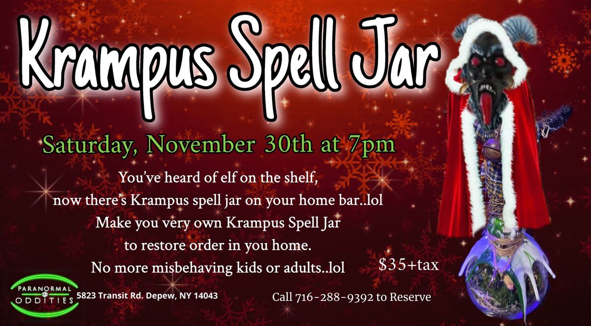 Krampus Spell Jar