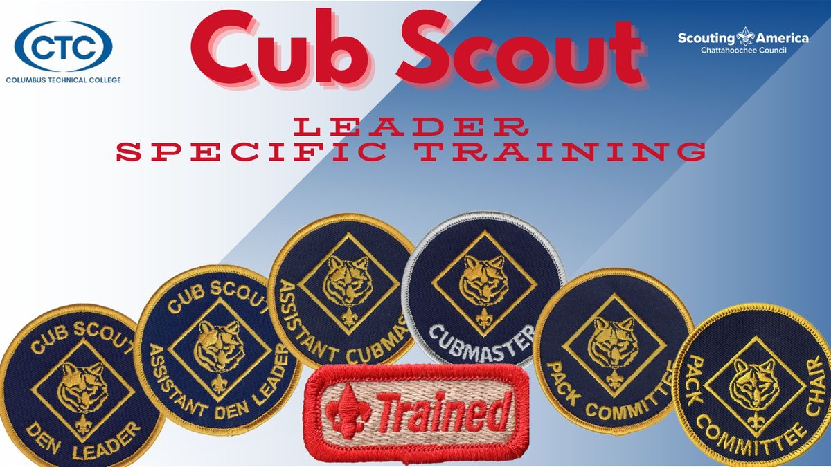 Cub Scout Leader Specific Training